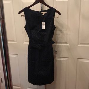 NWT-Banana Republic Navy Blue Mid-Length Dress